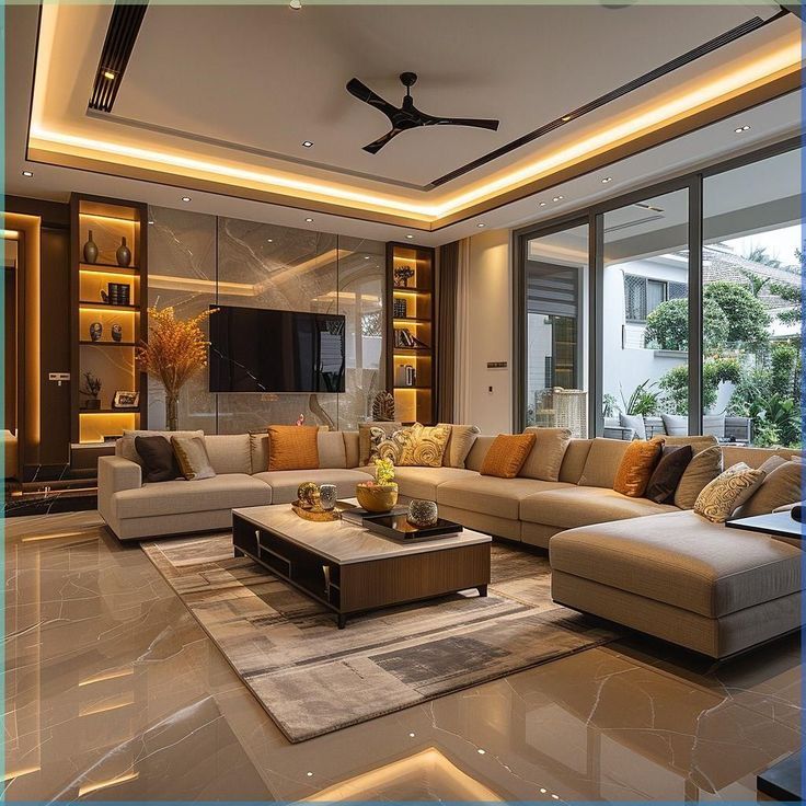 Completed interior design project